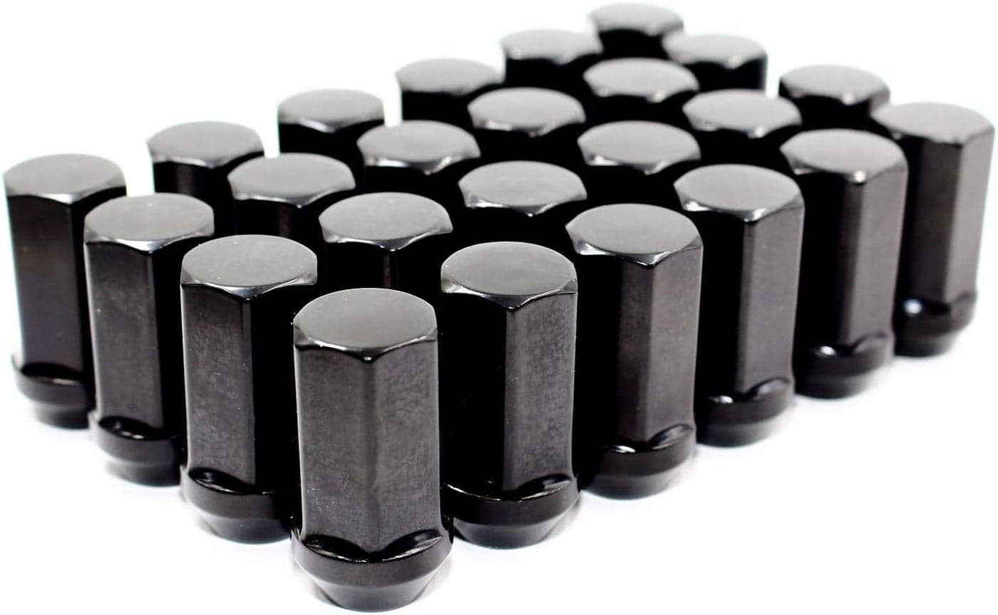 Veritek Performance Black Acorn Lug Nuts Set of 24