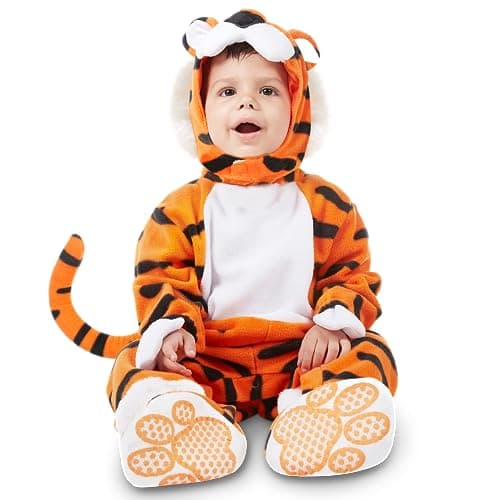 Spooktacular Creations Halloween Baby Tiger Costume Set for KidsToddler Deluxe Halloween Dress Up Party Animal and Cartoon Characters Theme Party 1218 Months
