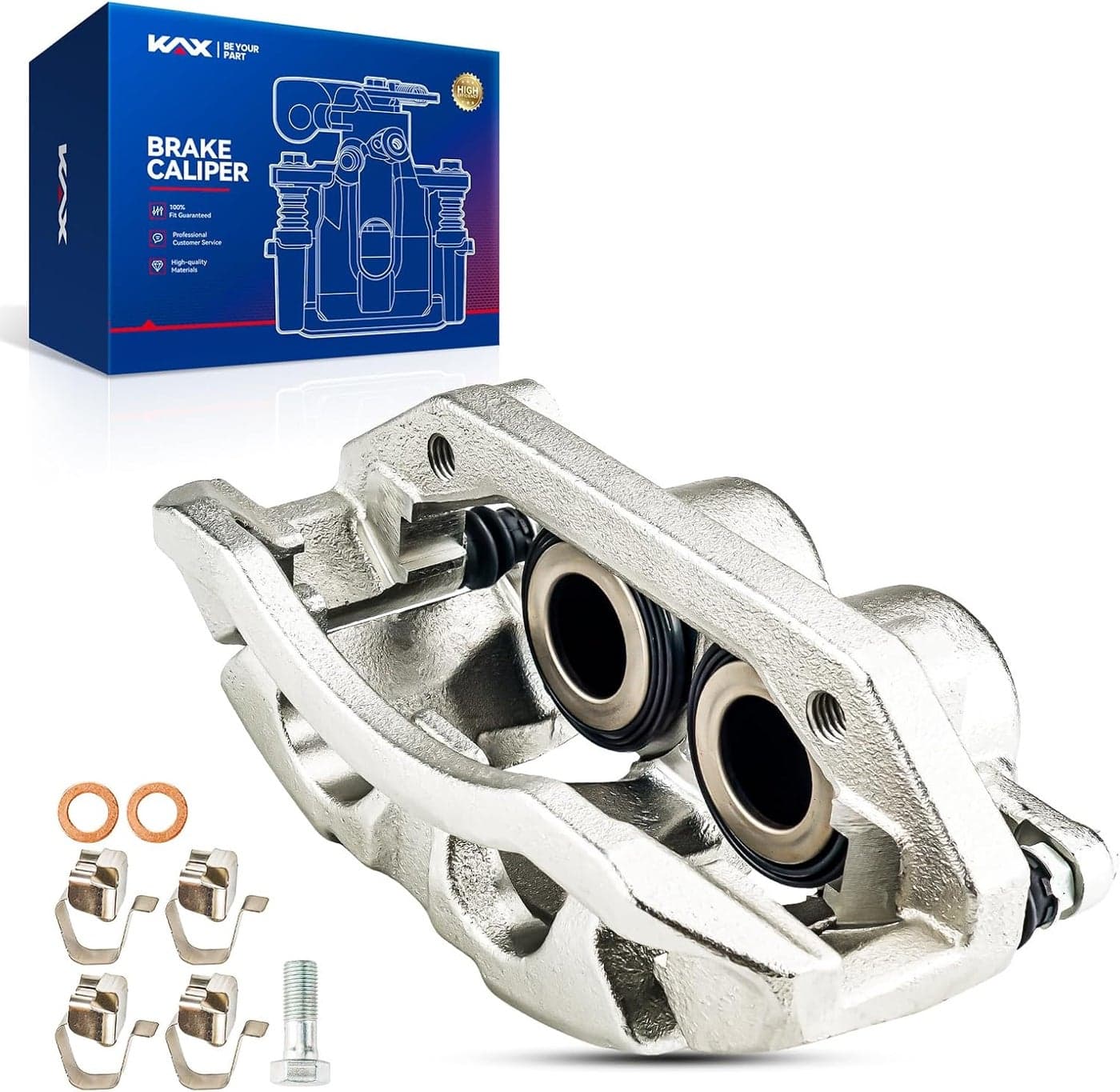 KAX 18B5055 Front Disc Brake Caliper Assembly for Dakota and Ram Models