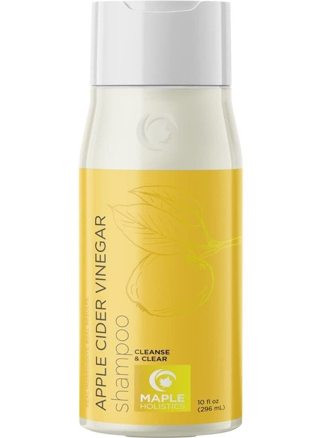 Vegan Apple Cider Vinegar Shampoo - Clarifying Shampoo for Build Up with Argan Oil Keratin Jojoba Oil and Rosemary Essential Oil for Hair - Sulfate Free Shampoo for Dry Hair and Dry Scalp Treatment