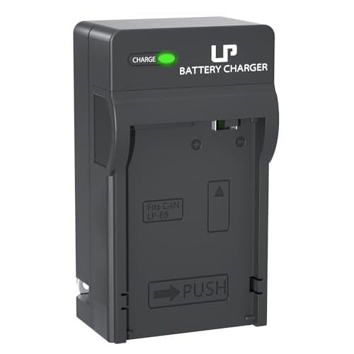 LP LP-E8 Battery Charger, Charger Compatible with Canon EOS Rebel T2i, T3i, T4i, T5i, 550D, 600D, 650D, 700D, Kiss X4, X5, X6i, X7i Cameras & More (Not for T2 T3 T4 T5)