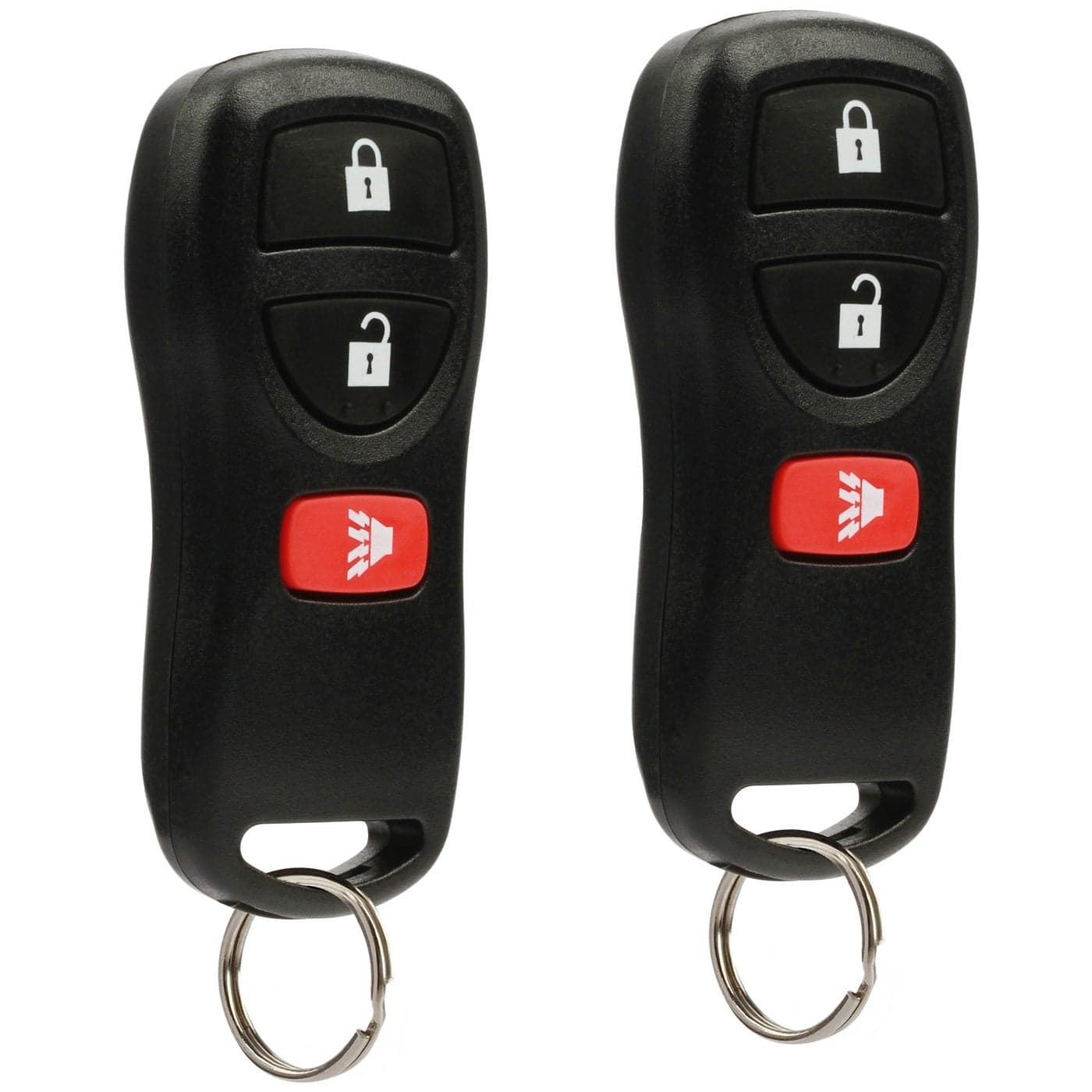 Key Fob Keyless Entry Remote fits Nissan Frontier Armada Murano Pathfinder Quest Sentra Titan Versa XterraInfiniti QX4 FX35 FX45 KBRASTU15 Set of 2