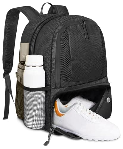 YOREPEK Soccer Backpack Lightweight Soccer Bag with Ball Holder for Mens Womens Water resistant Sport Equipment Bags Fit Basketball Volleyball Football Accessories to Match Training
