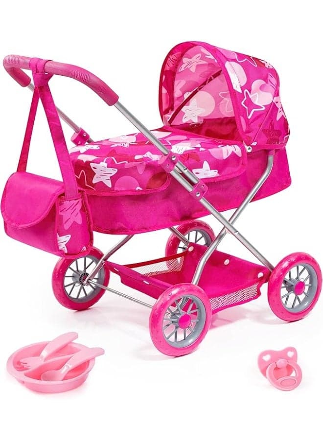 Bayer Pram Set Smarty Fits 46-Cm Dolls 12249AB
