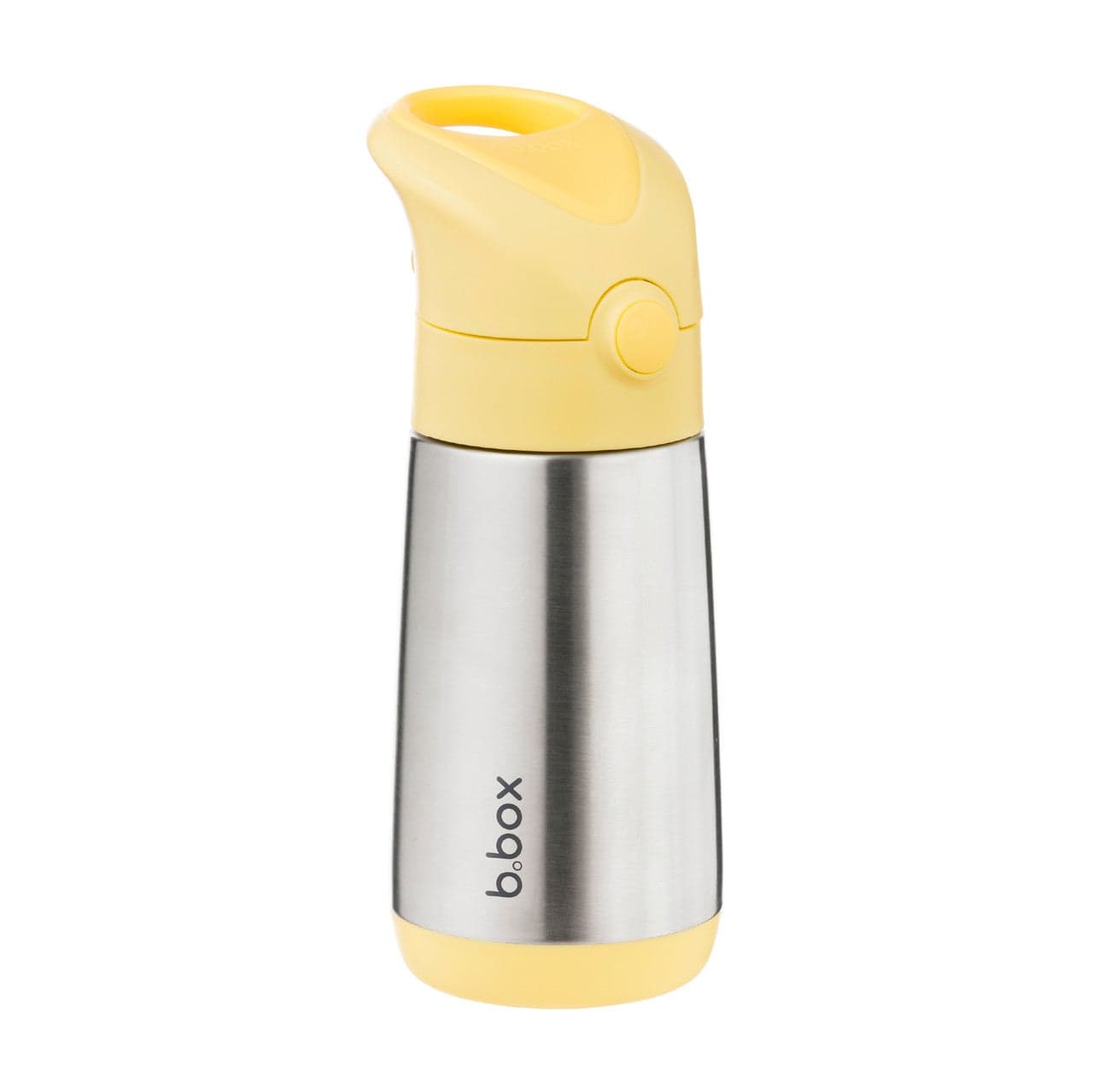 b.box Insulated Drink & Water Bottle | Insulated Double Wall Stainless Steel | Keeps Drinks Cold up to 8hrs, Warm up to 6hrs | 350ml/12(lemon twist)