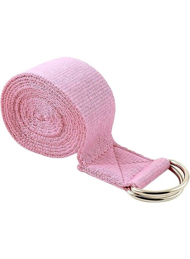 Yoga Strap Belt With Metal D-Ring Buckle