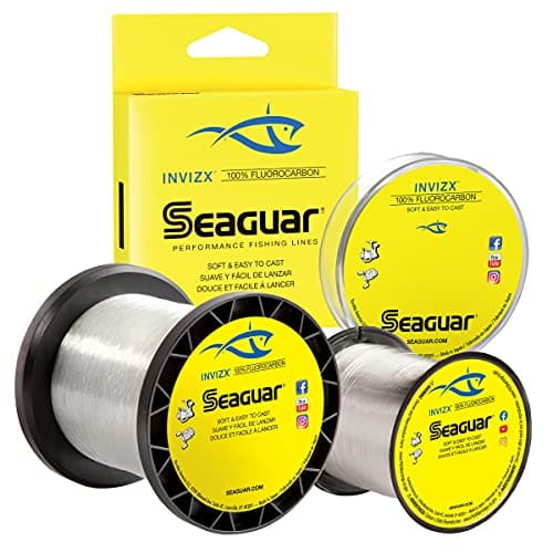 Seaguar InvizX Freshwater 100 Fluorocarbon Fishing Line 17lbs 600yds 17VZ600