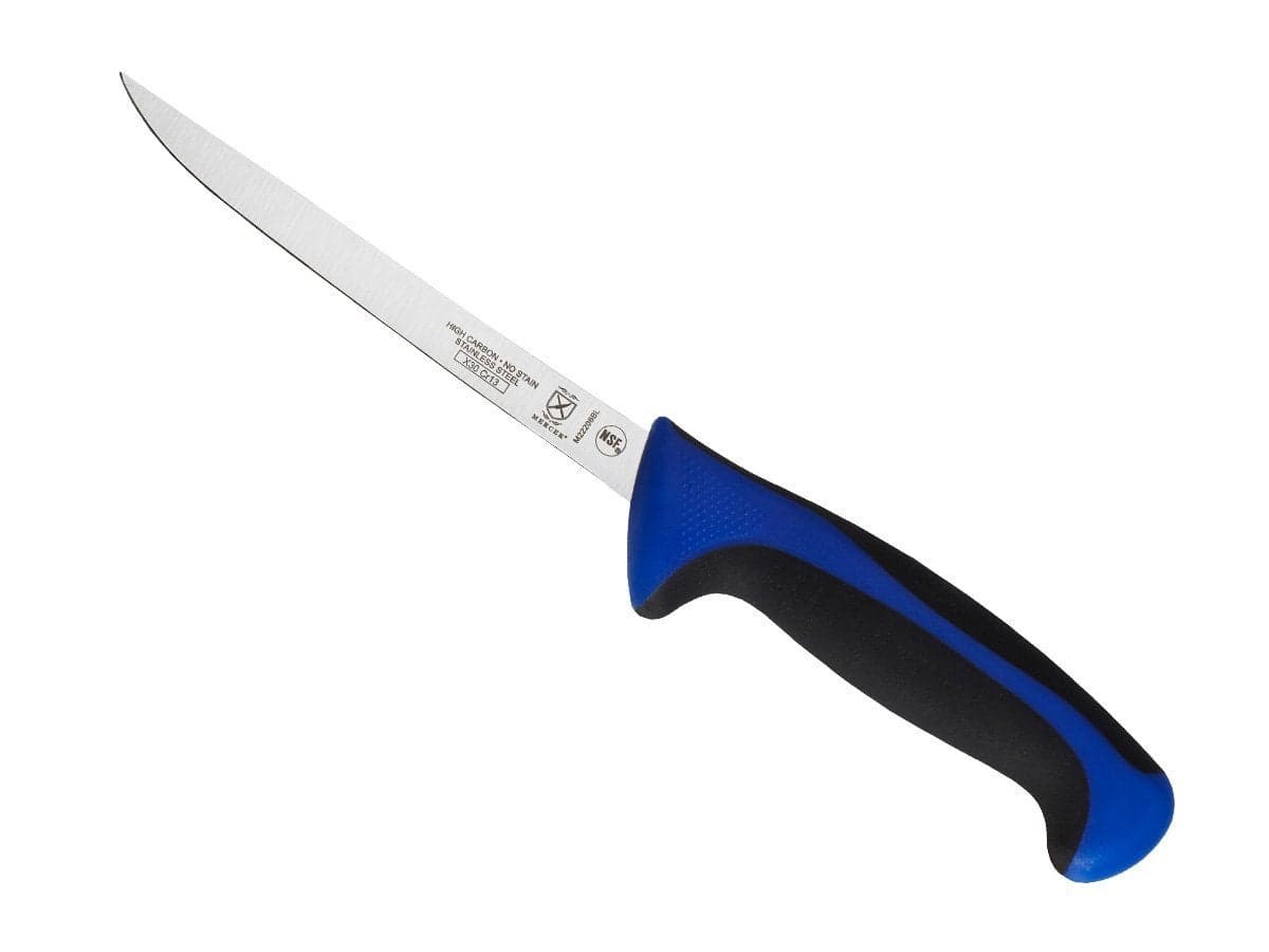 Mercer Culinary Millennia Colors 6Inch Narrow Boning Knife Blue