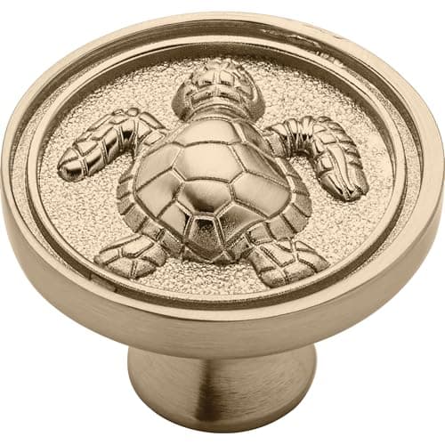 Franklin Brass 5 Pack Champagne Bronze Gold Cabinet Knobs 1716 inch 37mm Kitchen Cabinet Handles and Drawer Knobs for Cupboards Dressers Furniture Bathroom Vanity Seaside Cottage