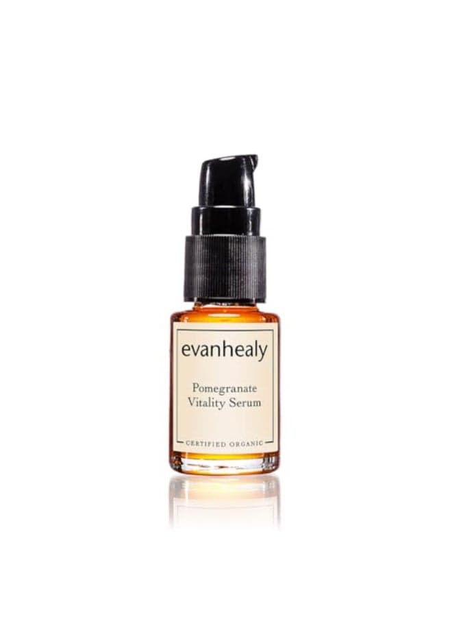 evanhealy Pomegranate Vitality Serum Organic Sea Buckthorn Berry Oil with Rosehip Seed Balance Moisturize Nourish Facial Skin