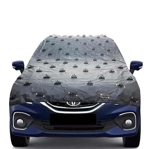 Spike Car Cover 10ft Length 55 Inch Width from Dogs, Pets and Animal Complete Protection Dog Protection Compact Hatchback Small Cars Protection for Bonnet, Roof
