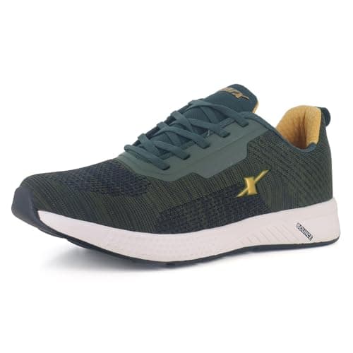 SPARX Mens SM 687 | Enhanced Durability & Soft Cushion | Gold Running Shoe - 7 UK (SM 687)