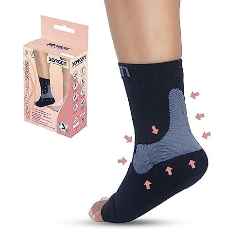 Sorgen Plastic Ankle Support For Pain Relief|Ankle Brace For Achilles Tendonitis Support|It's A Pain Terminator Socks For Stability, & Recovery|Ankle Protection Sleeve For Women & Men (Medium)