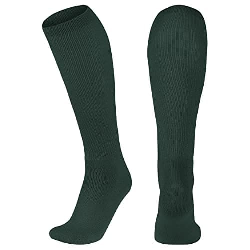 CHAMPRO womens Multi-sport Athletic Compression for Baseball, Softball, Football, and More Multi Sport Socks, Forest Green, X-Small US