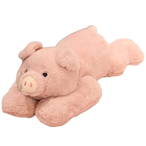 Doireum Weighted Stuffed Animals Weighted Pig Stuffed Animal Toy Pig Plush Animals Throw Pillow Gifts for Boys Girls 118 inch