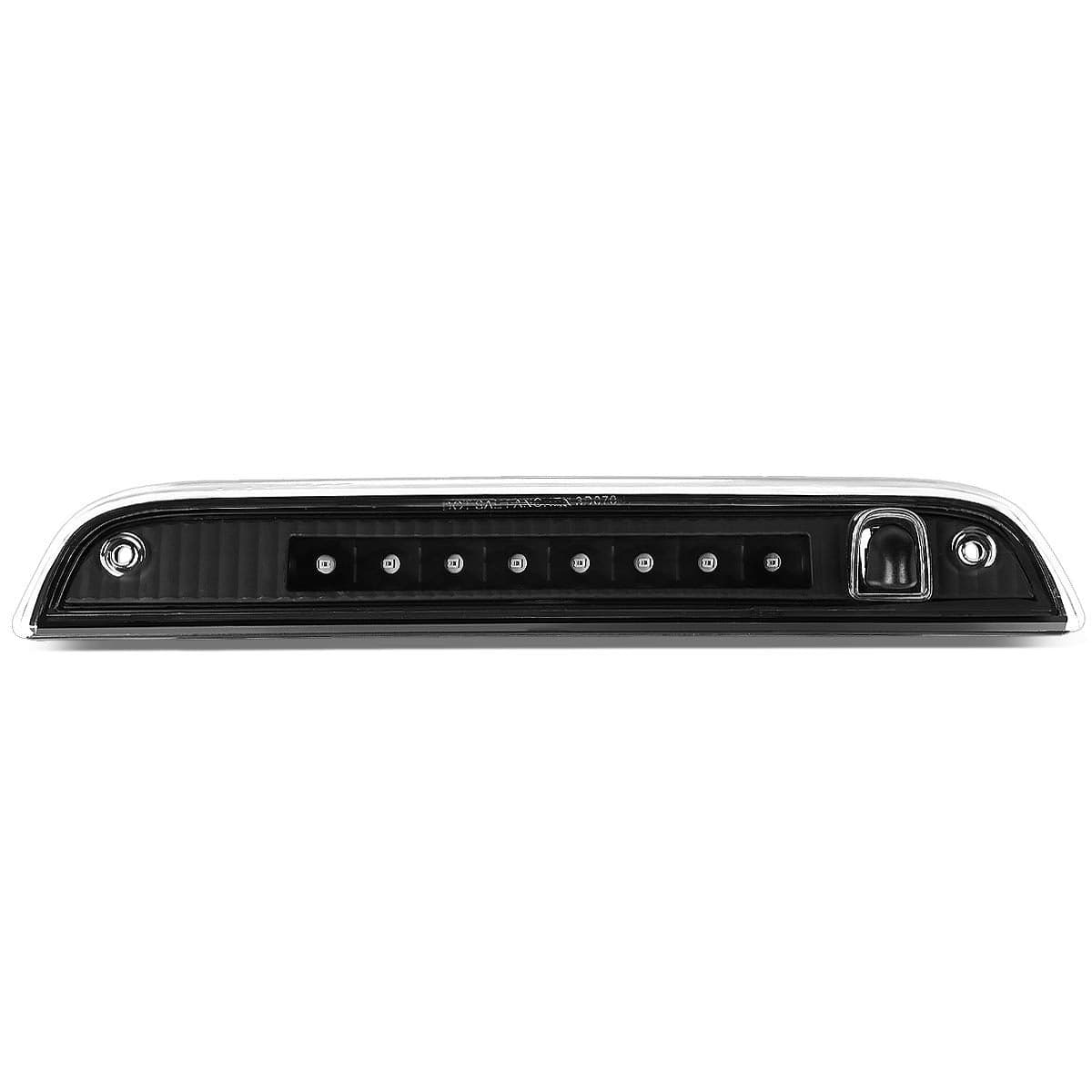 DNA MOTORING 3BLPAT07LEDBK Black Housing LED High Mount 3rd Third Brake Light Compatible with 0717 Jeep Patriot