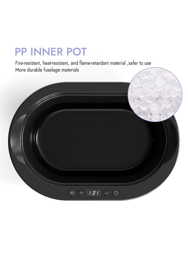 Paraffin Wax Machine for Hand and Feet,Paraffin Wax Bath Machine,Safety Material Hand Wax Paraffin Machine kit for Arthritis Relief and Deep Skin Moisturizing (3000A_BL)