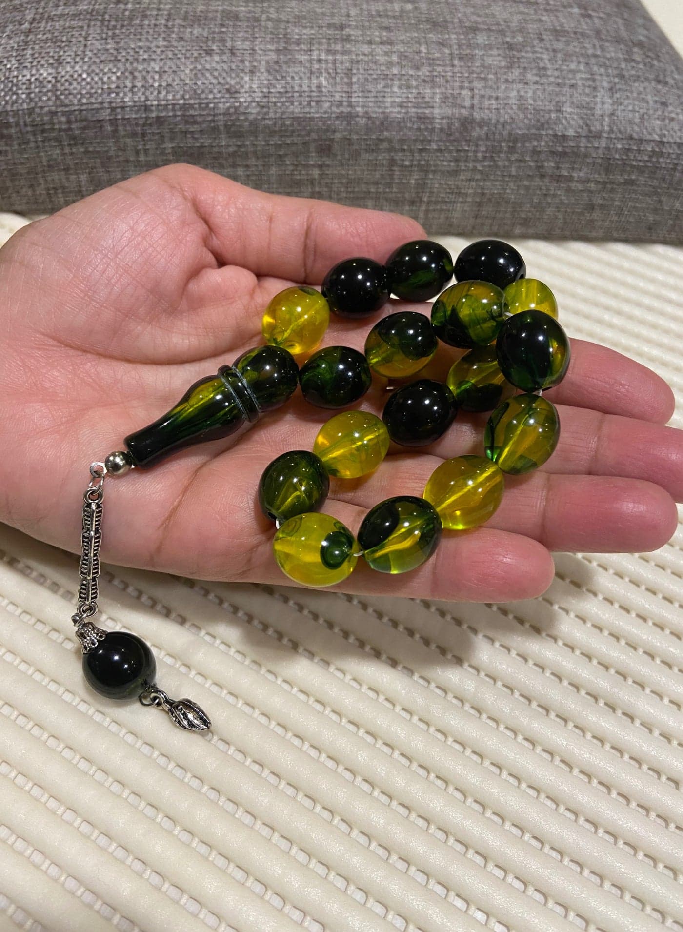 Faturan Prayer Beads For Men 17 Beads Size 13.5mm*15.5mm