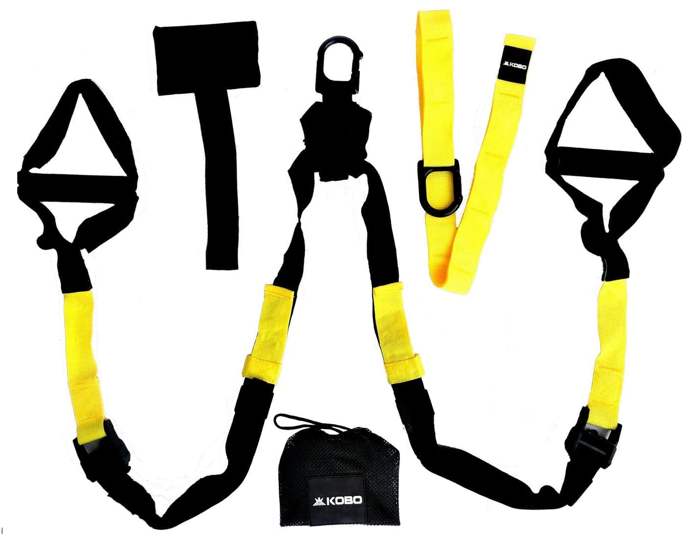Kobo Tr Axe Gravity Suspension Belt/Home Gym Straps Trainer Kit