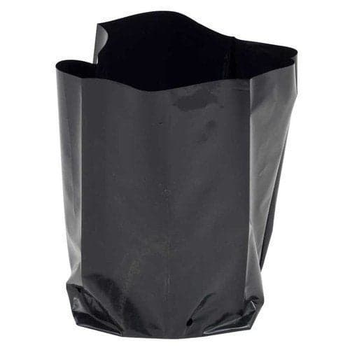 Go Garden Plastic UV Protected Poly Grow Nursery Plant Bags | Plant Bags for Home Garden |(Black, 8 x 12 inch) -50 Qty