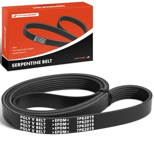 A-Premium 79.5 Inch Engine Serpentine Drive Belt Compatible with Infiniti Q50 Q60 2014-2015, QX50 2014-2017, G37 2008-2013, M37 2011-2013, QX70, Q70, FX37, FX50, Q40, EX37, Q70L & Nissan 370Z