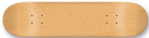 Moose Blank Skateboard Deck Premium 7Ply Maple Construction Natural Wood 825