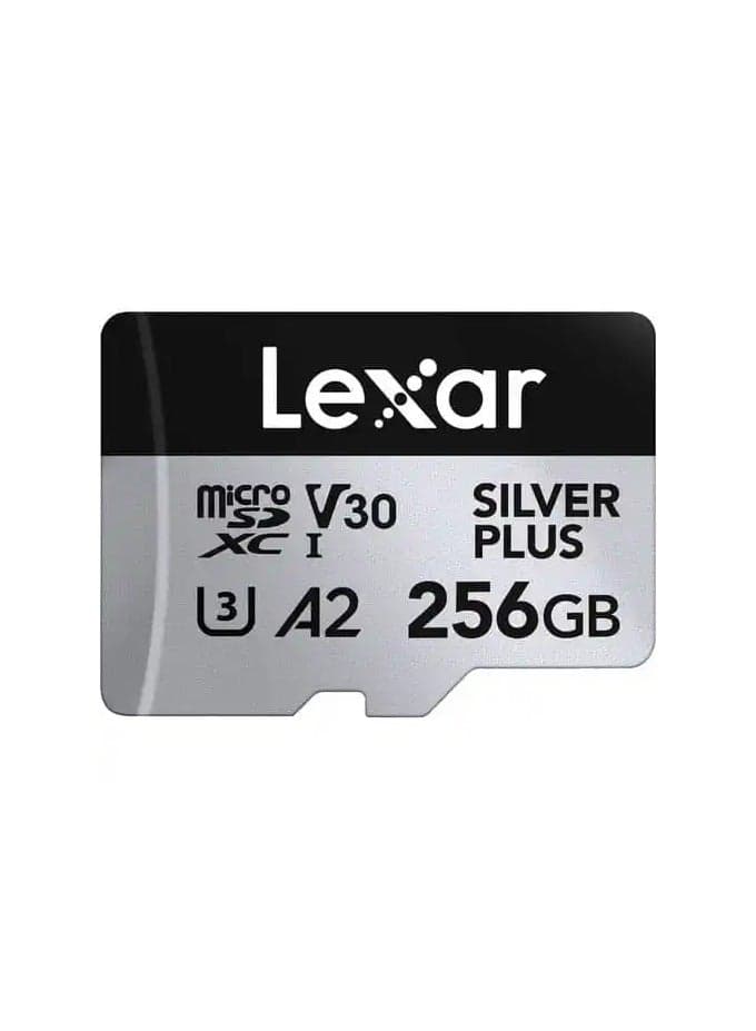 Professional Silver Plus UHS-I microSDXC Memory Card 256 GB