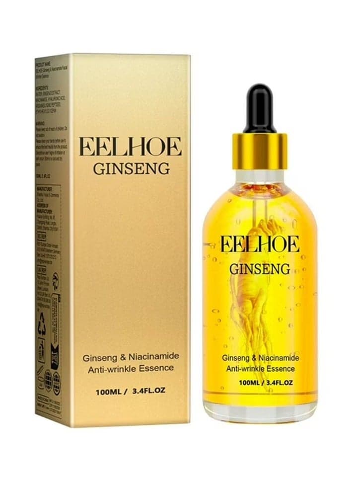 Ginseng And Niacinamide Anti-Wrinkle Essence, Ginseng Anti Ageing Serum For Women, Fade The Eyes Of Fine Lines And Lines, Tighten The Face, Moisturize The Skin Essence