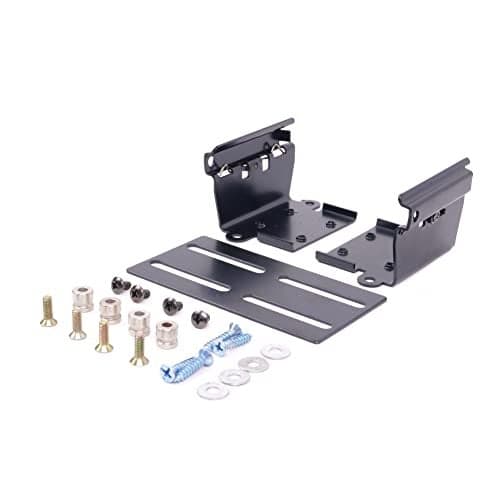 CB-02 Quick Release Mobile Radio Mount Bracket Slide Out Drawer Design for ICOM Kenwood YAESU ALINCO Mobile Radios Adjustable Width Secure Install for Vehicle and Shack