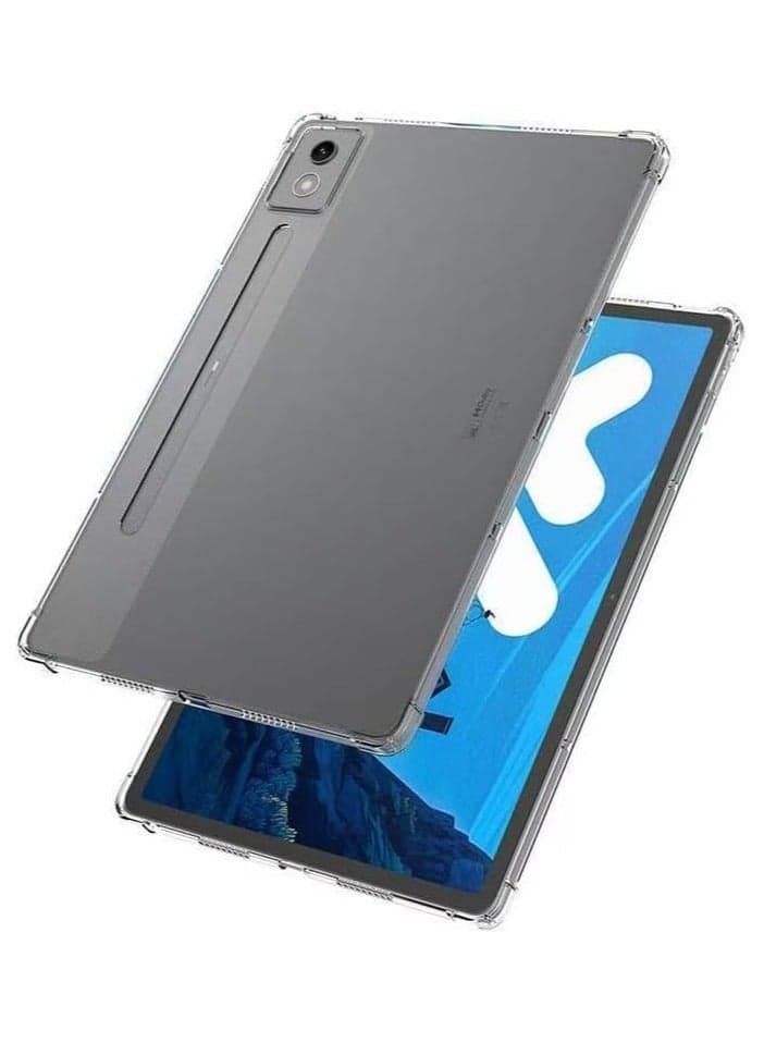 Case for Motorola Moto Pad 60 Pro 12.7 inch Airbag Drop Protection Soft Flexible Silicone TPU Shockproof Anti Yellowing Cover