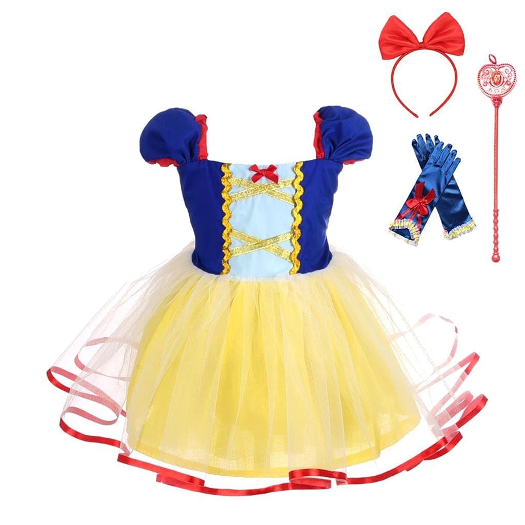 Dressy Daisy Princess Costumes Birthday Fancy Halloween Xmas Party Dresses Up for Baby Girls with Accessories