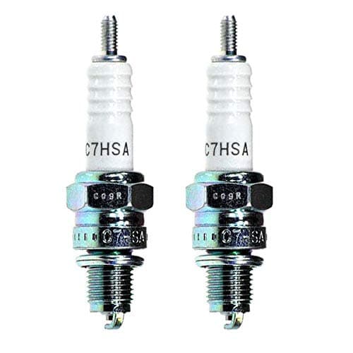Lot of 2 NGK Standard Non-Resistor Spark Plug 4629 C7HSA for 50cc 110cc 150cc Motorcycle ATV Dirt Pit Bike Go Kart Quad Honda Yamaha Kawasaki Suzuki Bristol