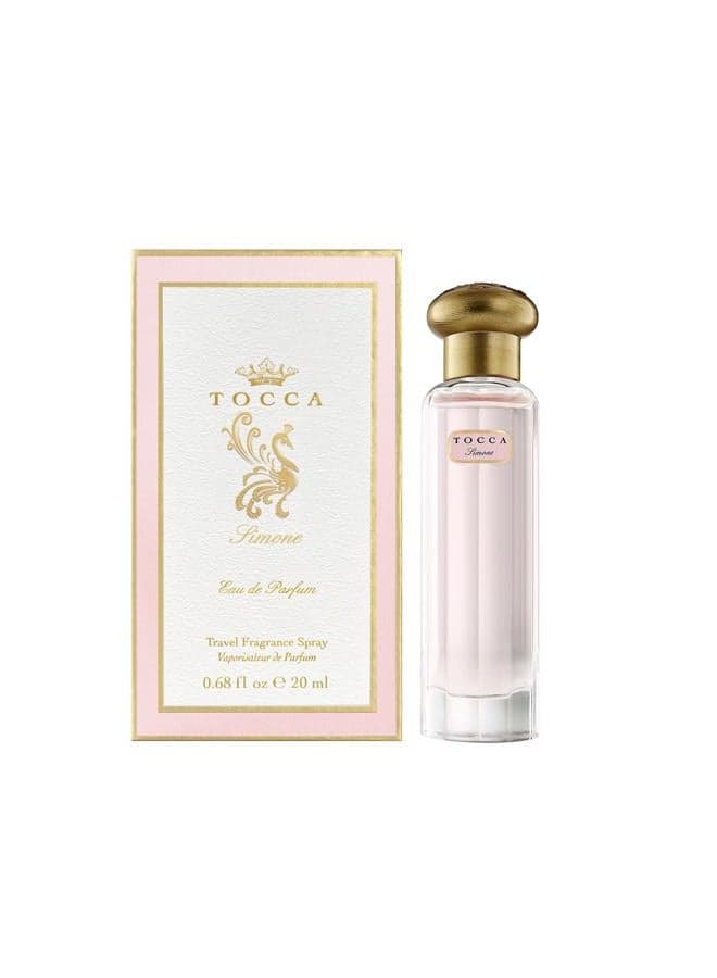 Women's Perfume, Simone Fragrance, 0.68 oz (20 ml) - Fresh Floral - Breezy, Sparkling, Radiant