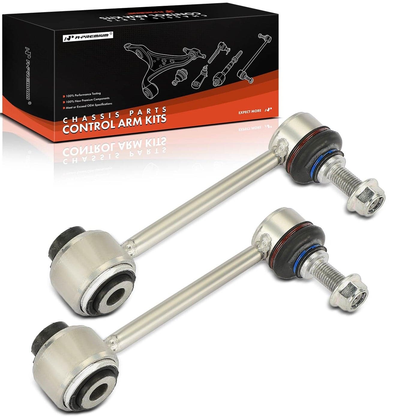 APremium 2 x Front Sway Bar Links Stabilizer Bar Links Compatible with Porsche Panamera 20102017