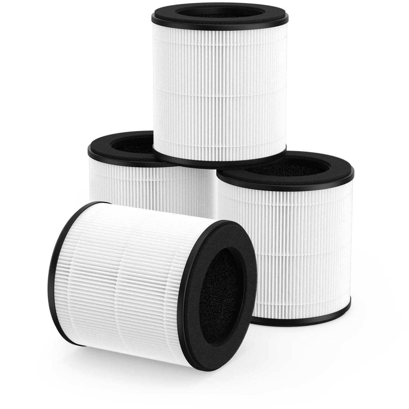 4Pack BD02L True HEPA Replacement Filter Compatible with MOOKA and KOIOS BD02L Purifier H13 True HEPA Air Filter Set