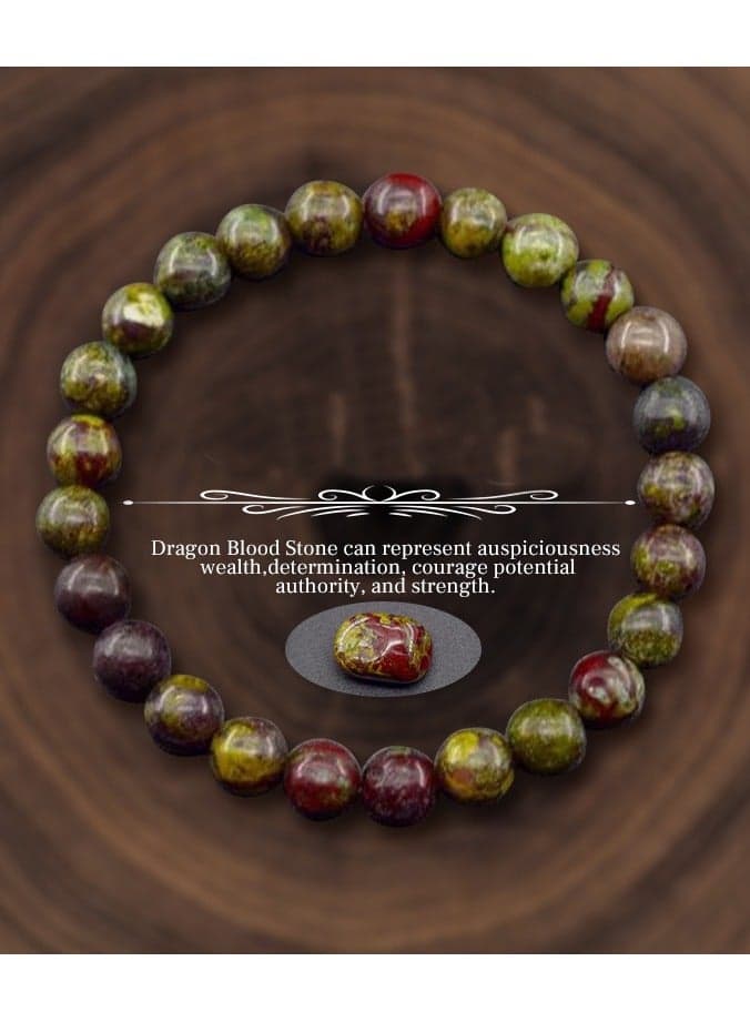 European and American style jewelry natural stone bead bracelet 8mm natural stone elastic bracelet