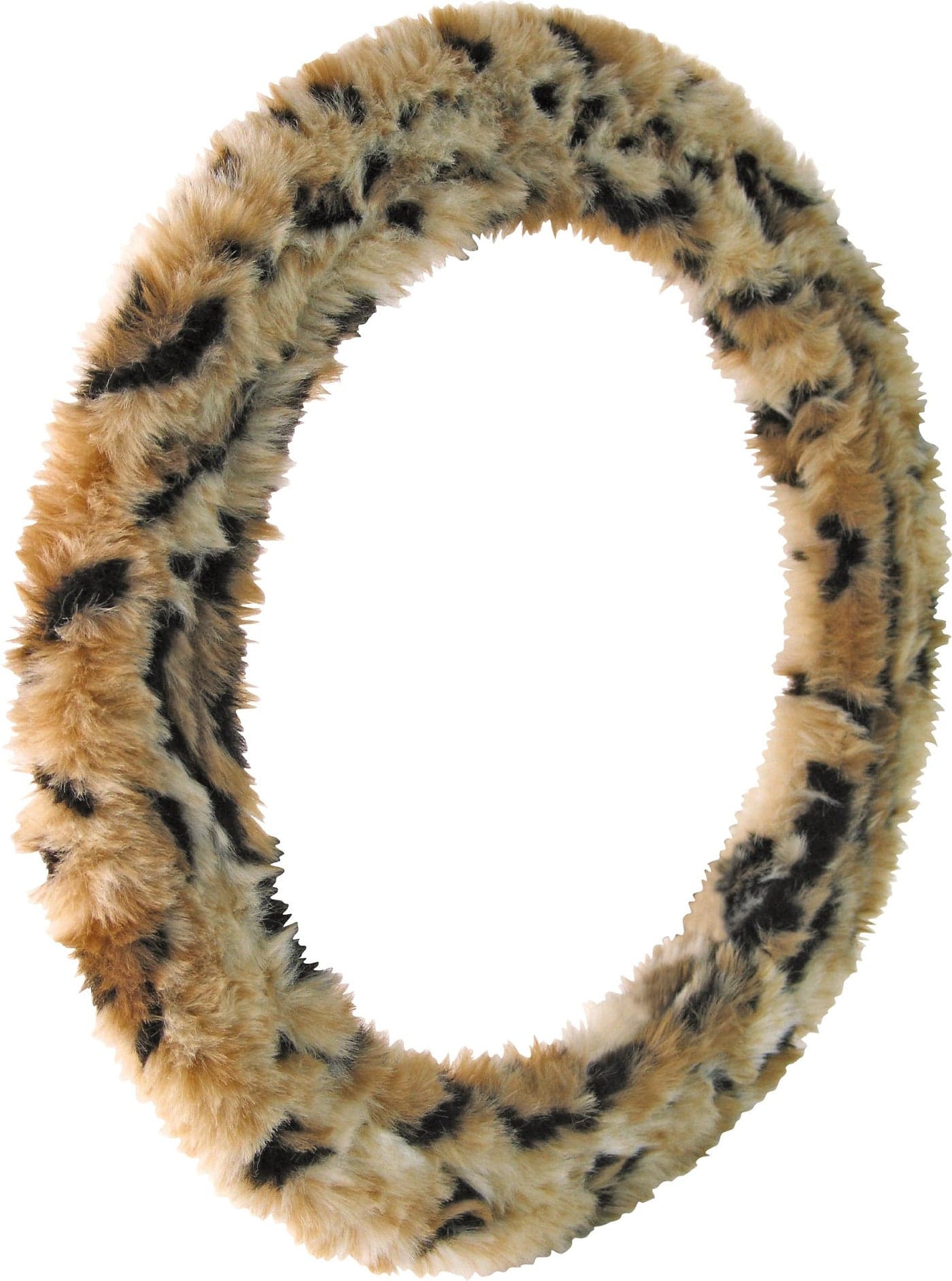 Bell Automotive 22153183A Universal Cheetah Plush Steering Wheel Cover