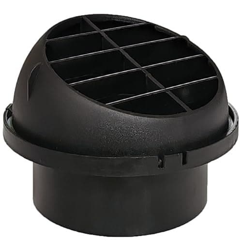 CYDZSW 75mm/3inch Diesel Engine Parking Heater Duct Vent Outlet,360° Rotatable Universal Warm AC Heat Air Conditioning Ducting Vent Outlet for Chinese Webasto Eberspacher Propex 2KW 5KW 8KW Heaters