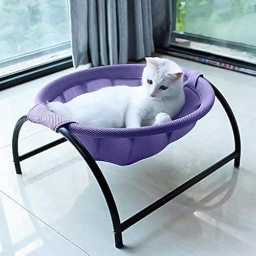JUNSPOW Cat Bed Dog Bed Pet Hammock Bed Cat Sleeping Cat Supplies Pet Supplies Whole Wash Stable Detachable Breathable Easy Assembly Indoors Outdoors 169 in x 169 in x 95 in