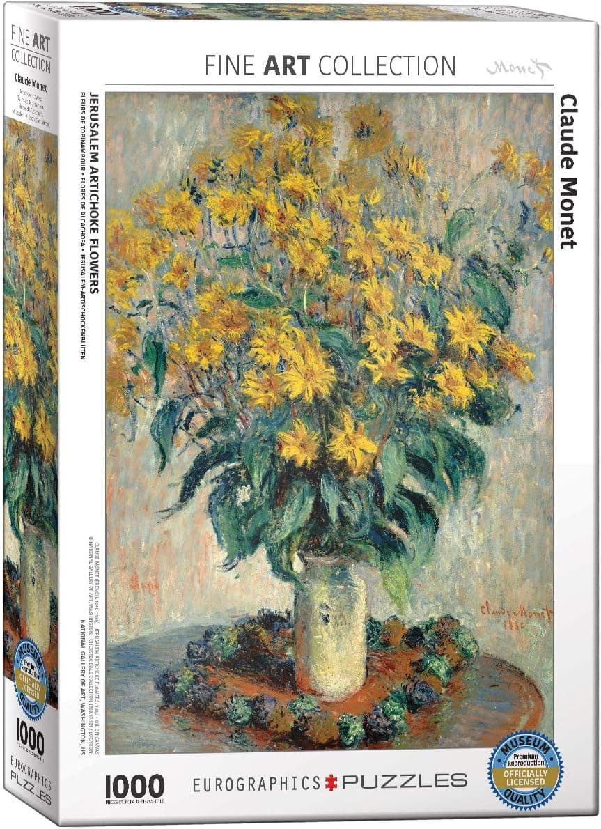 EuroGraphics Jerusalem Artichoke by Claude Monet 1000 Piece Puzzle
