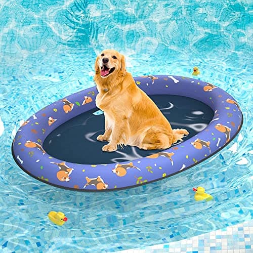 Pet Soft Dog Float Raft Inflatable Dog Swimming Float for Summer Large Dog2