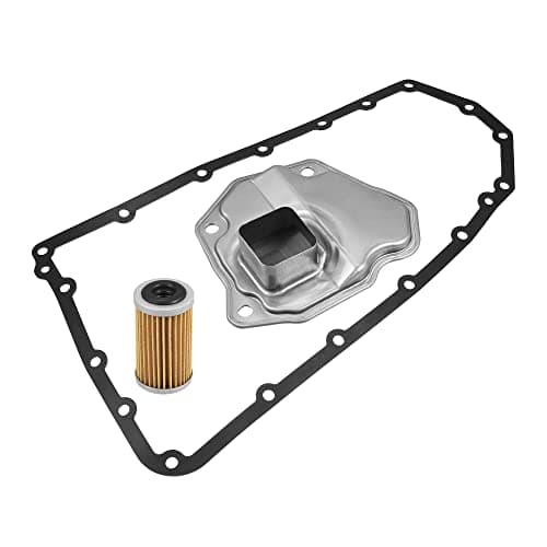 X AUTOHAUX 1 Set Transmission Filter Oil Pan Gasket Kit for Nissan Rogue NV200 Juke for Nissan Juke 2011-2017 31728-1XF02 31726-28X0A 31397-1XF0C Transmission Valve Pan Gasket Oil Strainer