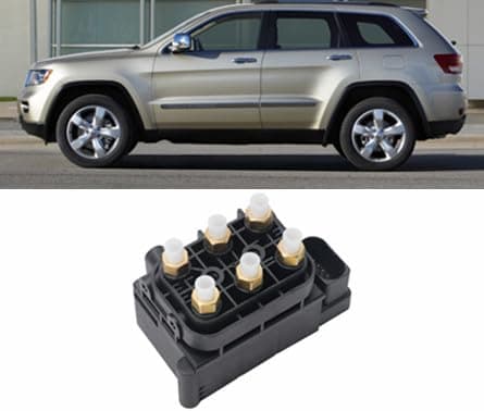 SHOWSEN 68087233AA Air Suspension Compressor Solenoid Valve Block Compatible with Jeep Grand Cherokee 2011-2017