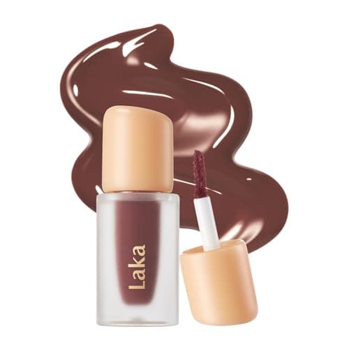 Laka Fruity Glam Lip Tint Mini 19g007oz Glowing Lip Stain with Wide Color Spectrum Hydrating Lightweight Texture LongLasting Bold Stain NonSticky Vegan KBeauty 121 Ashnut