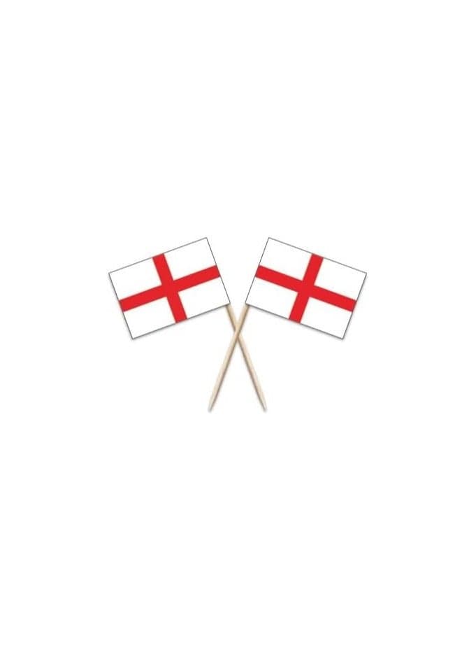 50Pcs Disposable World Cup Multi National Country Flag Stick Cake Toper Flag Fruit Stick Cocktail Cake Stick Toothpick Food Decoration