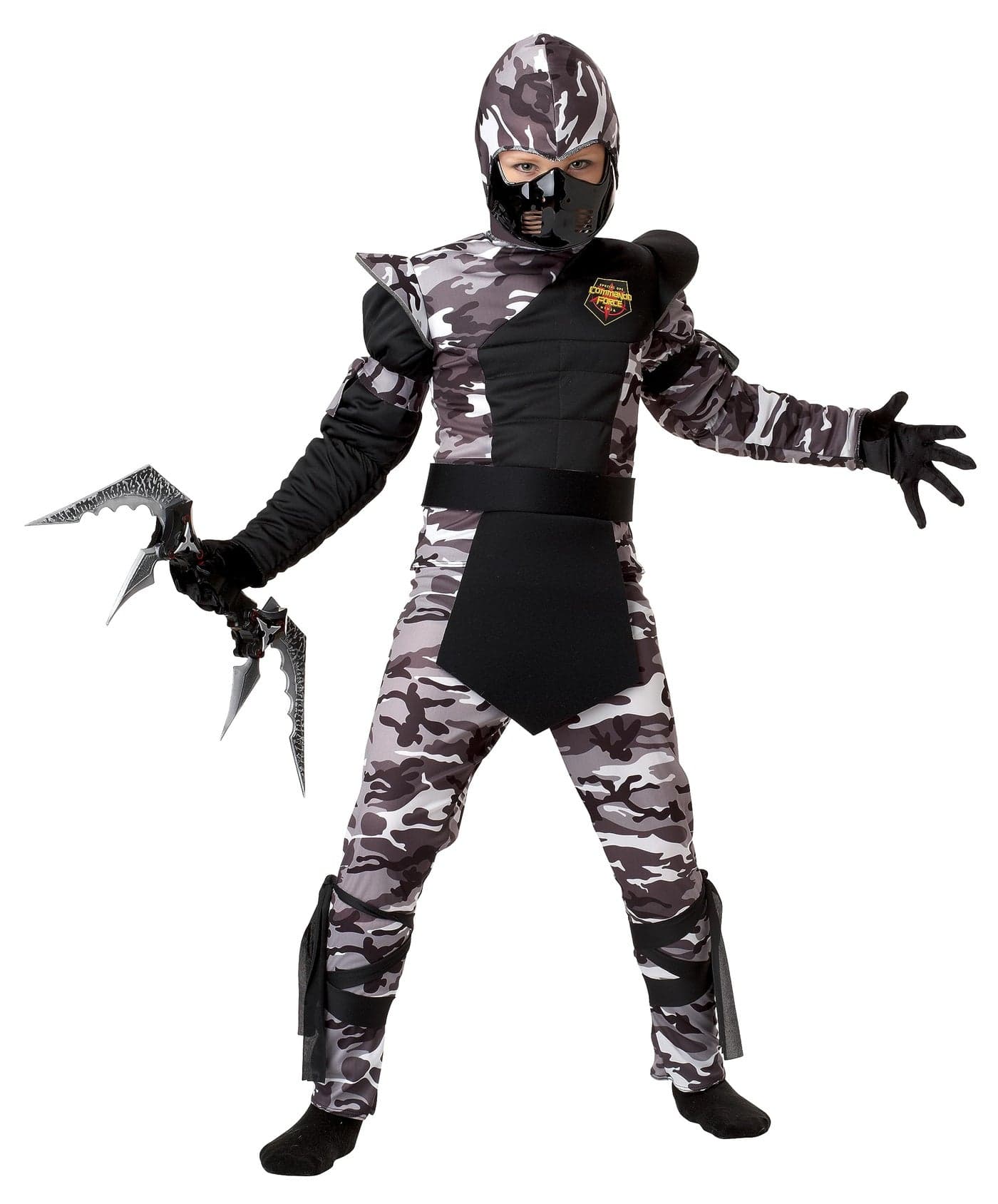 California Costumes Arctic Forces Ninja Child Costume Medium BlackGray