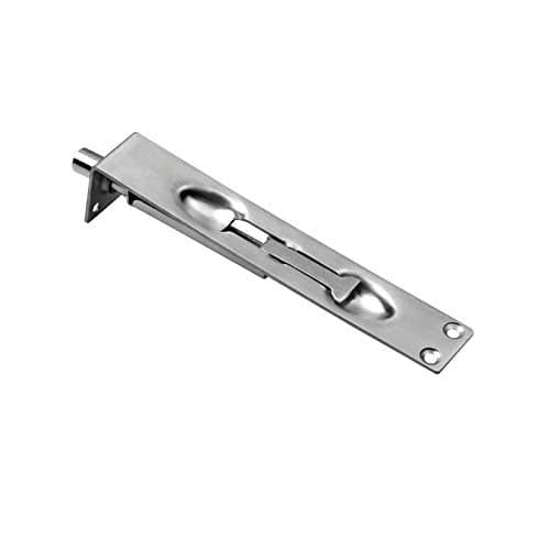 TOGU 6" Solid Stainless Steel Lever Action Flush Bolt,Concealed Security Door Lock for Composite Doors,French Doors,Wood Doors,Double Doors,Dummy Doors,Brush Stainless Steel Finish