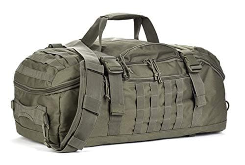 Miramrax Gym Bag Duffle Bags Backpack Travel Weekender Bag for Men Women Workout Bag for MilitarySportsOvernightBasketballTacticalFootballWaterproof Tear Resistant Green 45l
