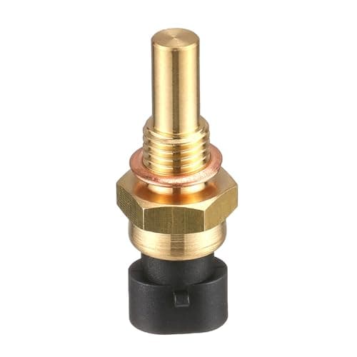 GKmow 1 PC Engine Temperature Sensor, ECT Temp Sensor Replace 15404280 12191170 60811520 12608814, Car Parts, Compatible with Delphi (Gold)