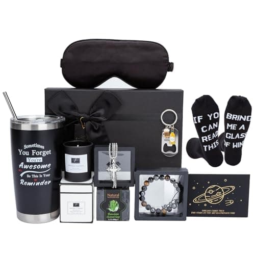 Birthday Gifts for Men Premium Gifts Baskets for Him Gifts Basket Ideas Set Thank You Gifts Man Retirement Gifts Father Birthday Presents for Dad Husband Boyfriend Box Christmas Gifts Baskets
